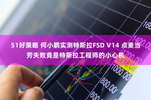 51好策略 何小鹏实测特斯拉FSD V14 点麦当劳失败竟是特斯拉工程师的小心机